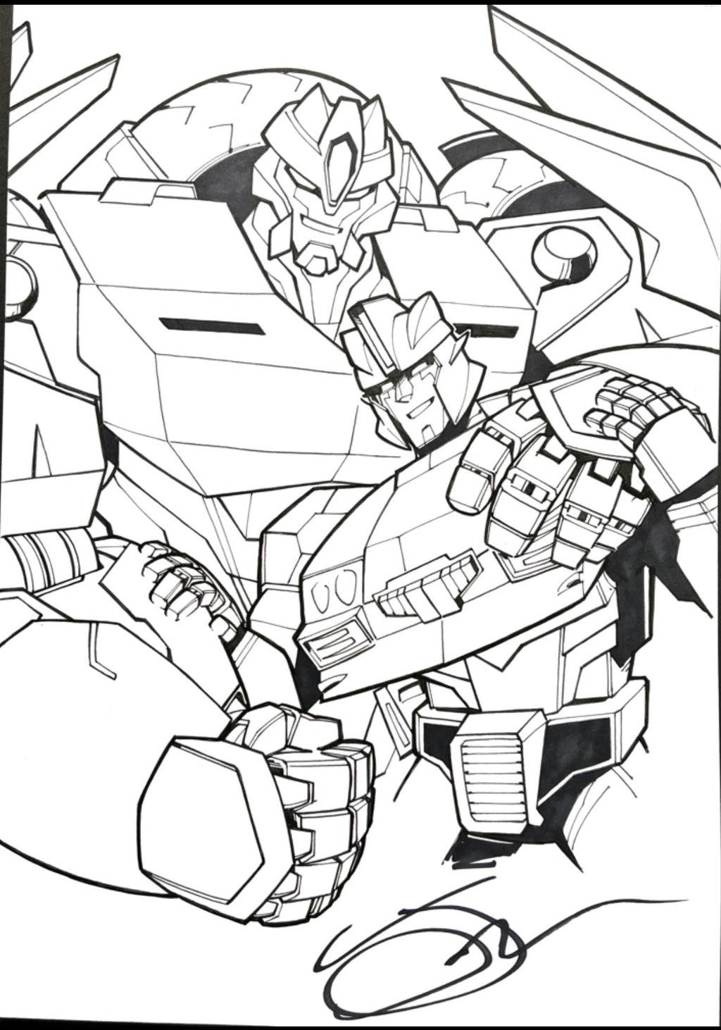 A4 Line Art Torso (physical)
